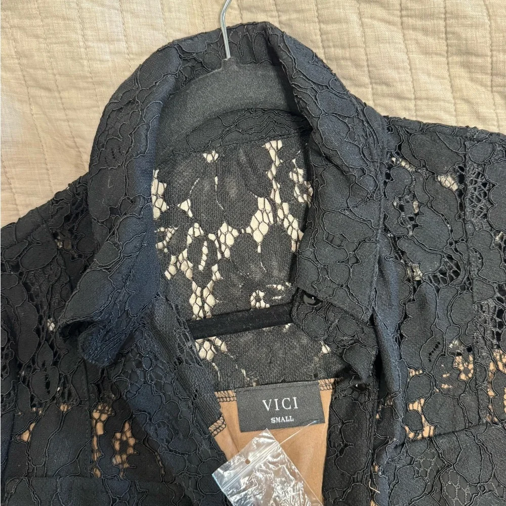 Vici Black Lace Dress - Picture 6 of 6